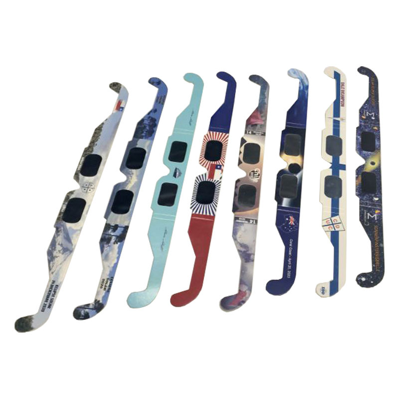 Stocks CE&ISO 2025 Certified Solar Eclipse Viewing Glasses Paper Solar Eclipse Glasses