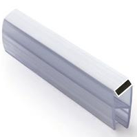 Shower Enclosure PVC Door Seals for 6-12mm Glass Bathroom Water Proof