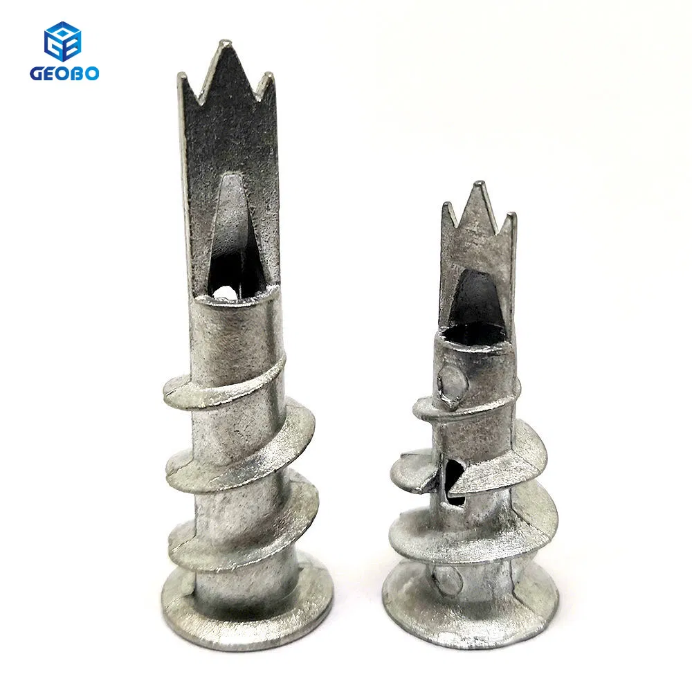 Hot Selling Plasterboard Fixing Self Drilling Anchor Zinc Alloy Spiral