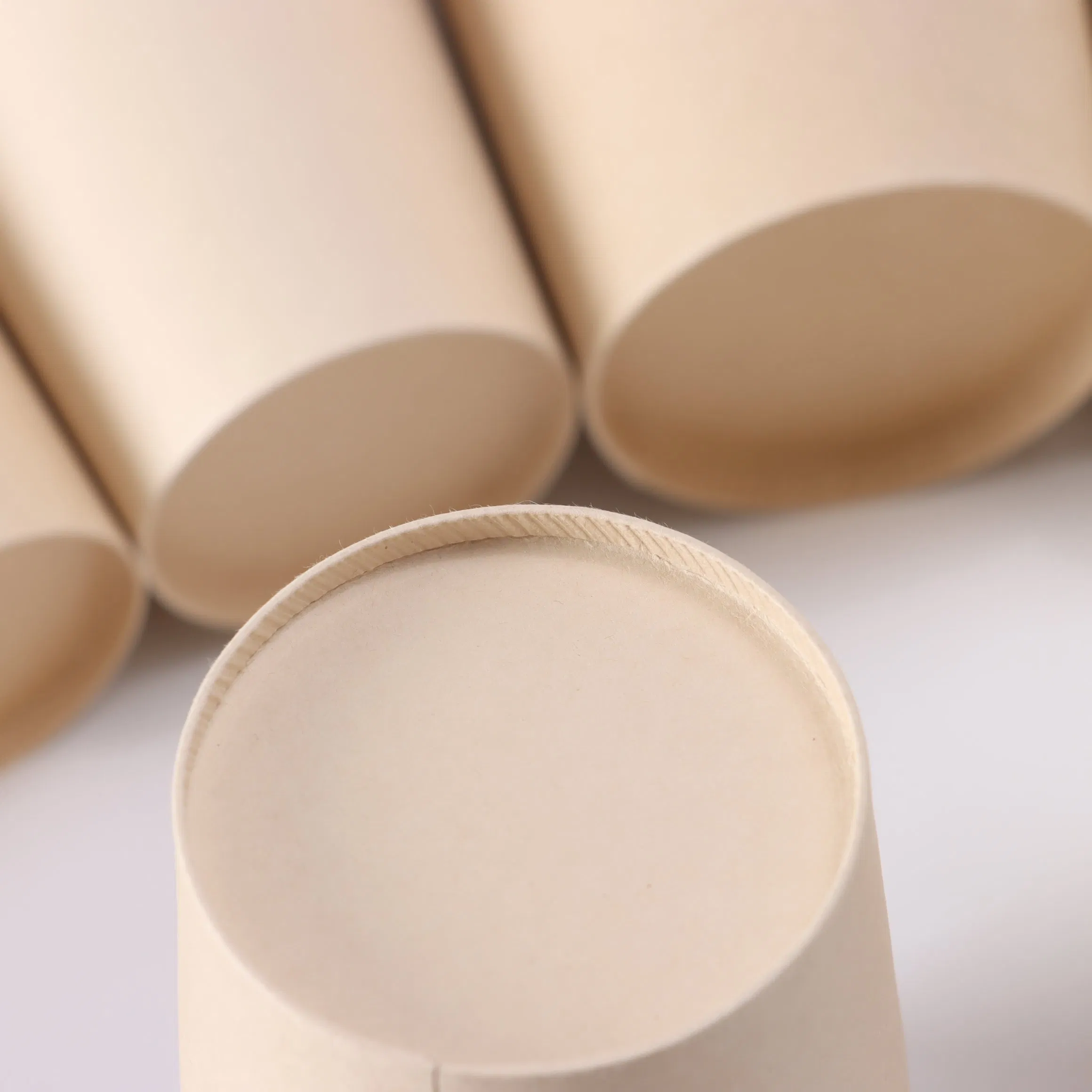 Бумажные стаканчики 9oz из бамбука и крафта для чаепития