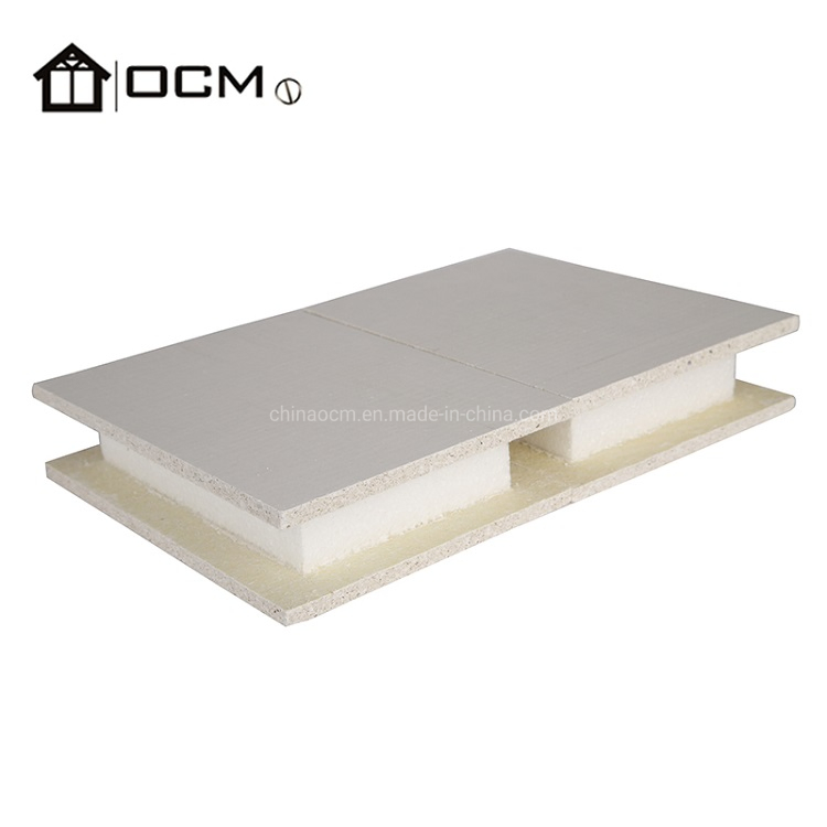 Acoustic Magnesium Oxide Board Composite EPS Panel SIP with Groove Edge