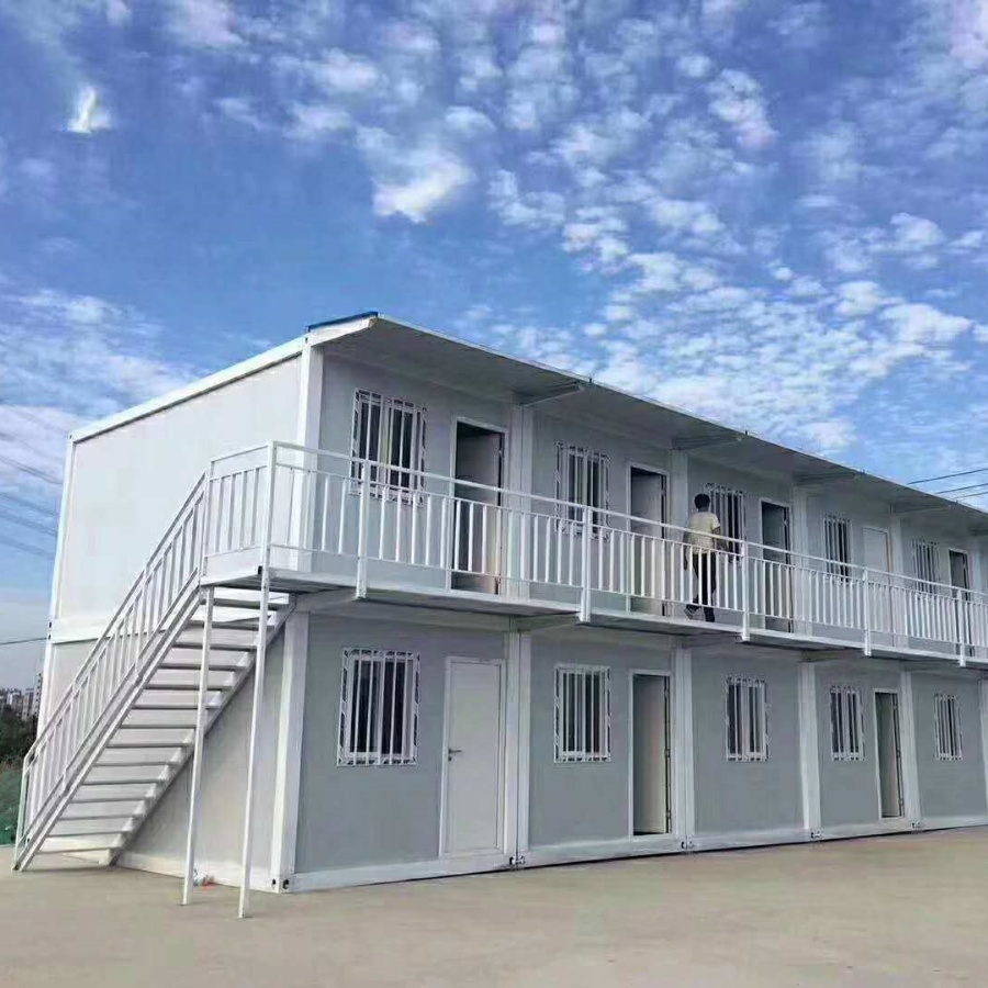 Small Flat Packed Duplex Modular Green Prefab Houses for Sale
