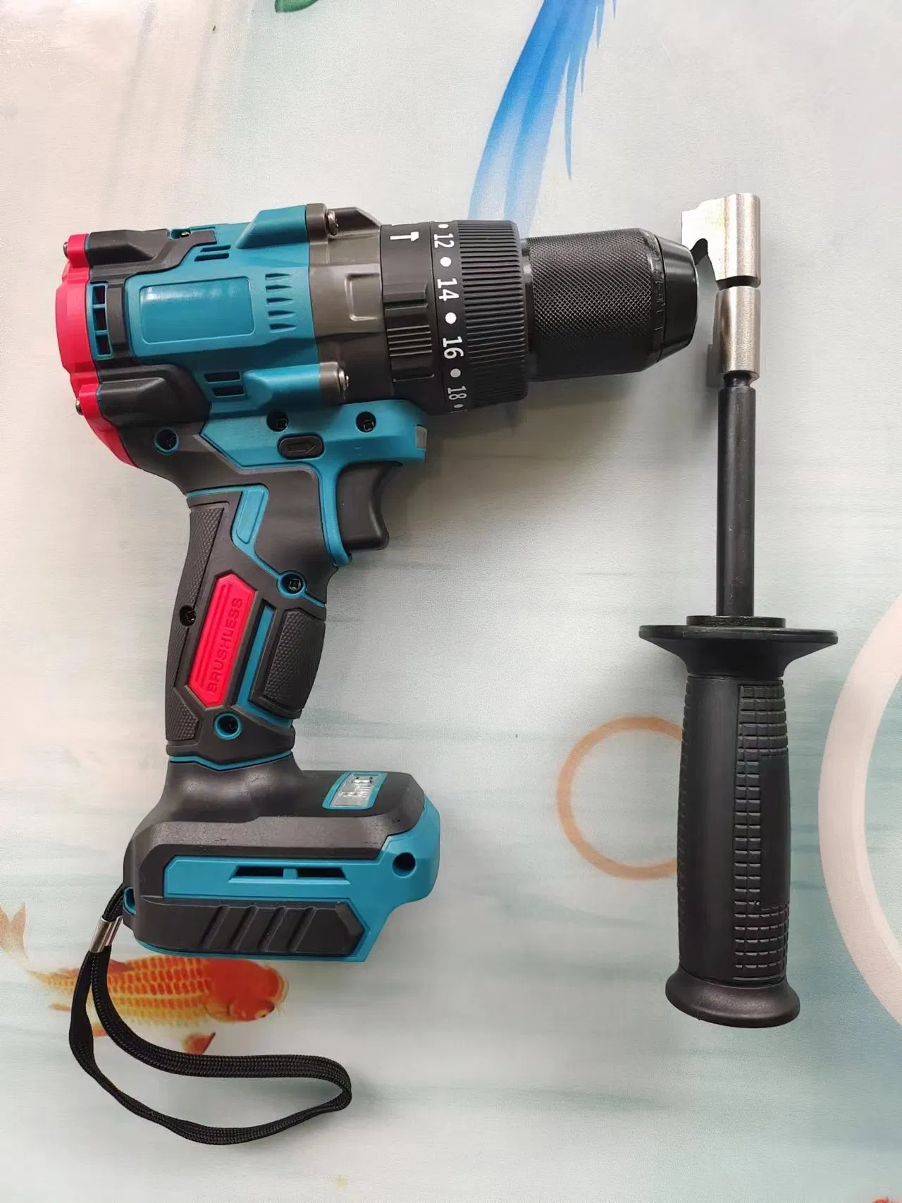 Аккумуляторная дрель TOOLSMFG 13мм, беспроводная