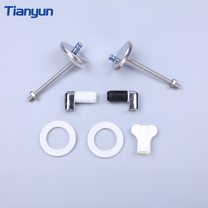 Toilet Seat Hinge Bolt Quick Fix Replacement Nuts Toilet Seat Fastener Steel Toilet Screws