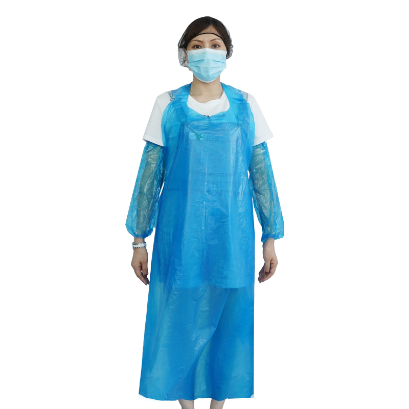 China Manufacturer of Disposable Waterproof Plastic Apron Protetive LDPE Apron for Personal Protection