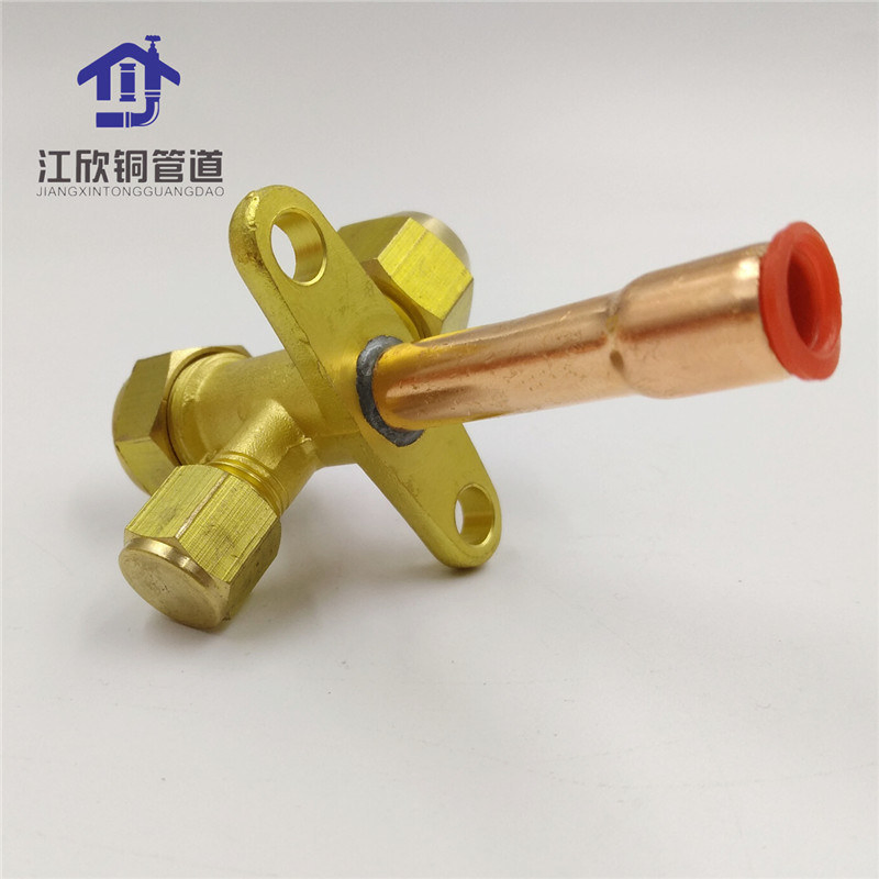 Copper Brass Air Conditioner Refrigeration Access Valve Heating Faucet Fittings