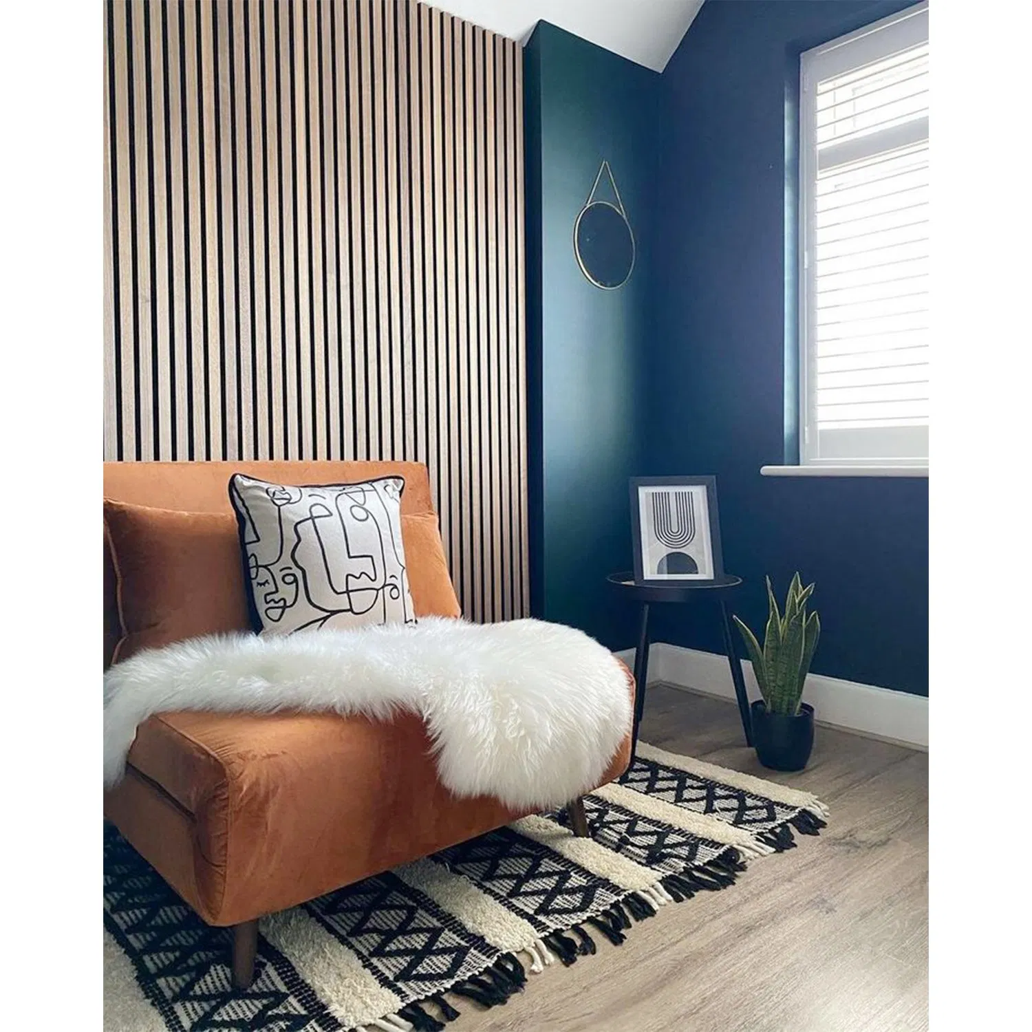 High Density Best Quality Wooden Veneer Slats with Fire Resistance Polyester Board Acoustic Foam Wall Panels