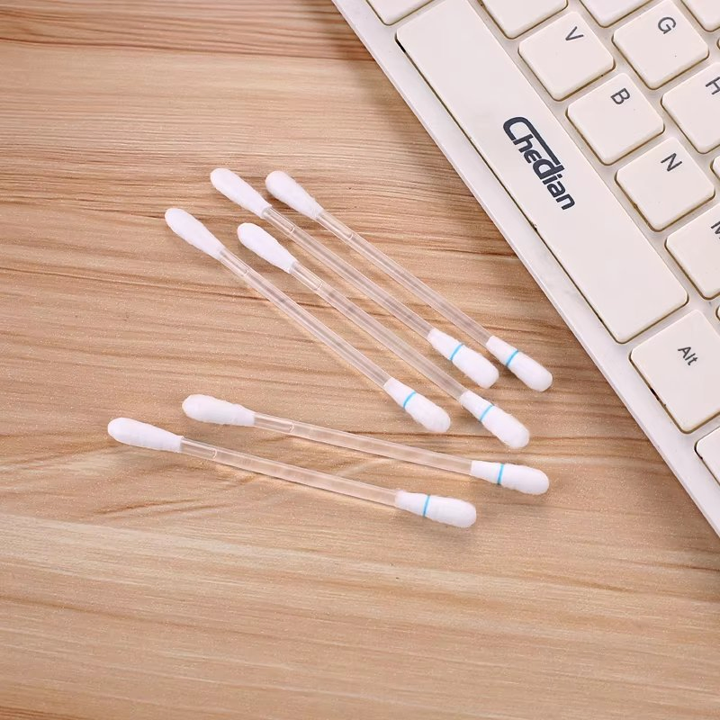 Custom Logo Disposable Liquid Filled Cotton Buds Alcohol Filled Cotton Liquid Swab