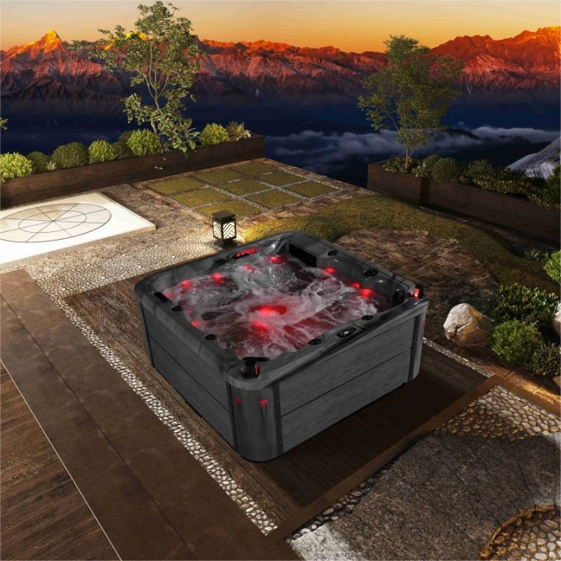 Уличный спа-бассейн с гидромассажем на 4-6 человек