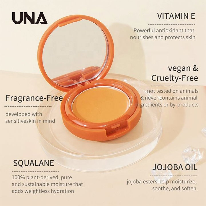 Natural-Looking Flush Private Label Vegan Blusher with Mirror Cream Highlight Blush and Highlighter Palette Luxury Blush