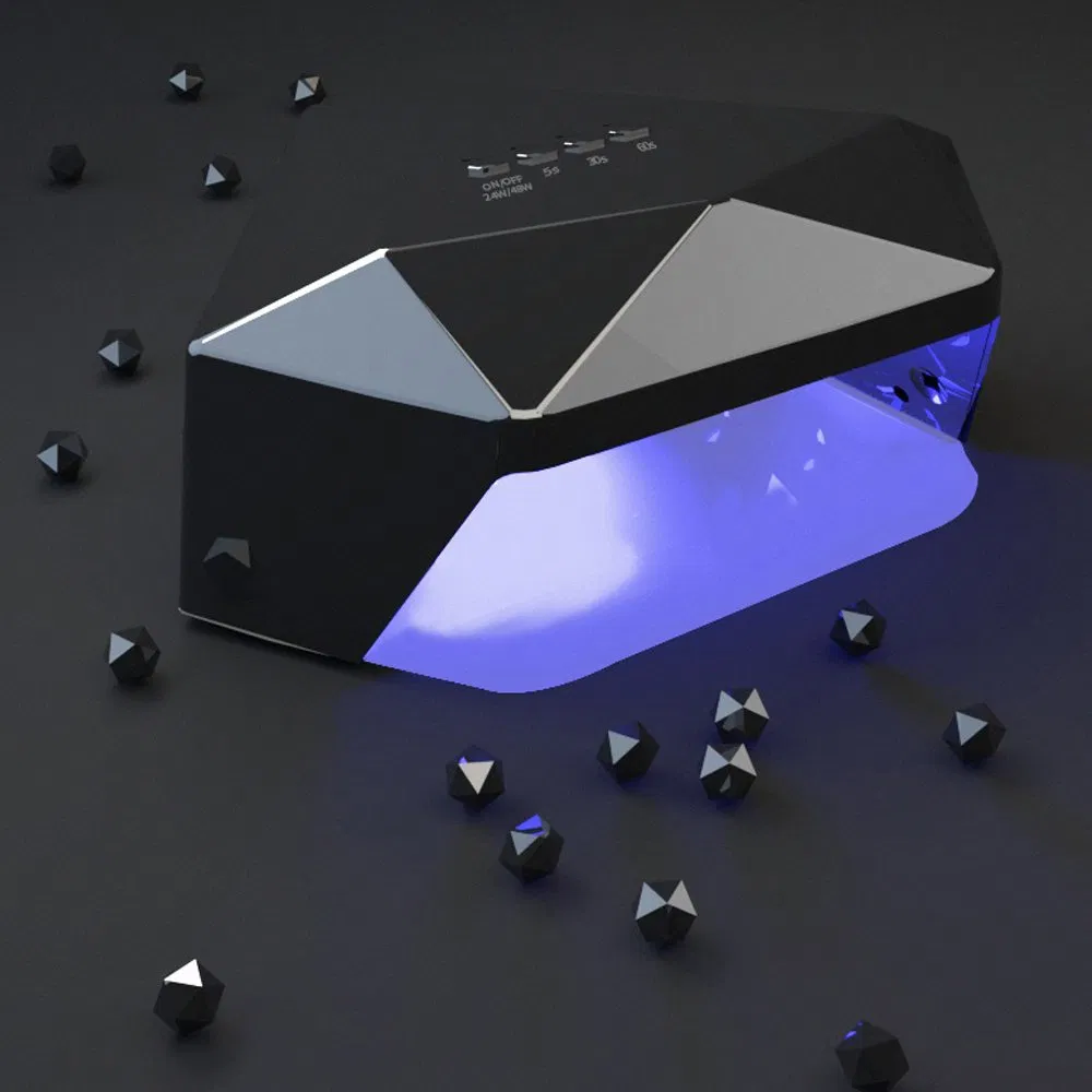 New Design 48W Diamond Shaped LED UV Nail Lamp Curing for UV Gel Nail Polish Nail Art Manicure Tools
