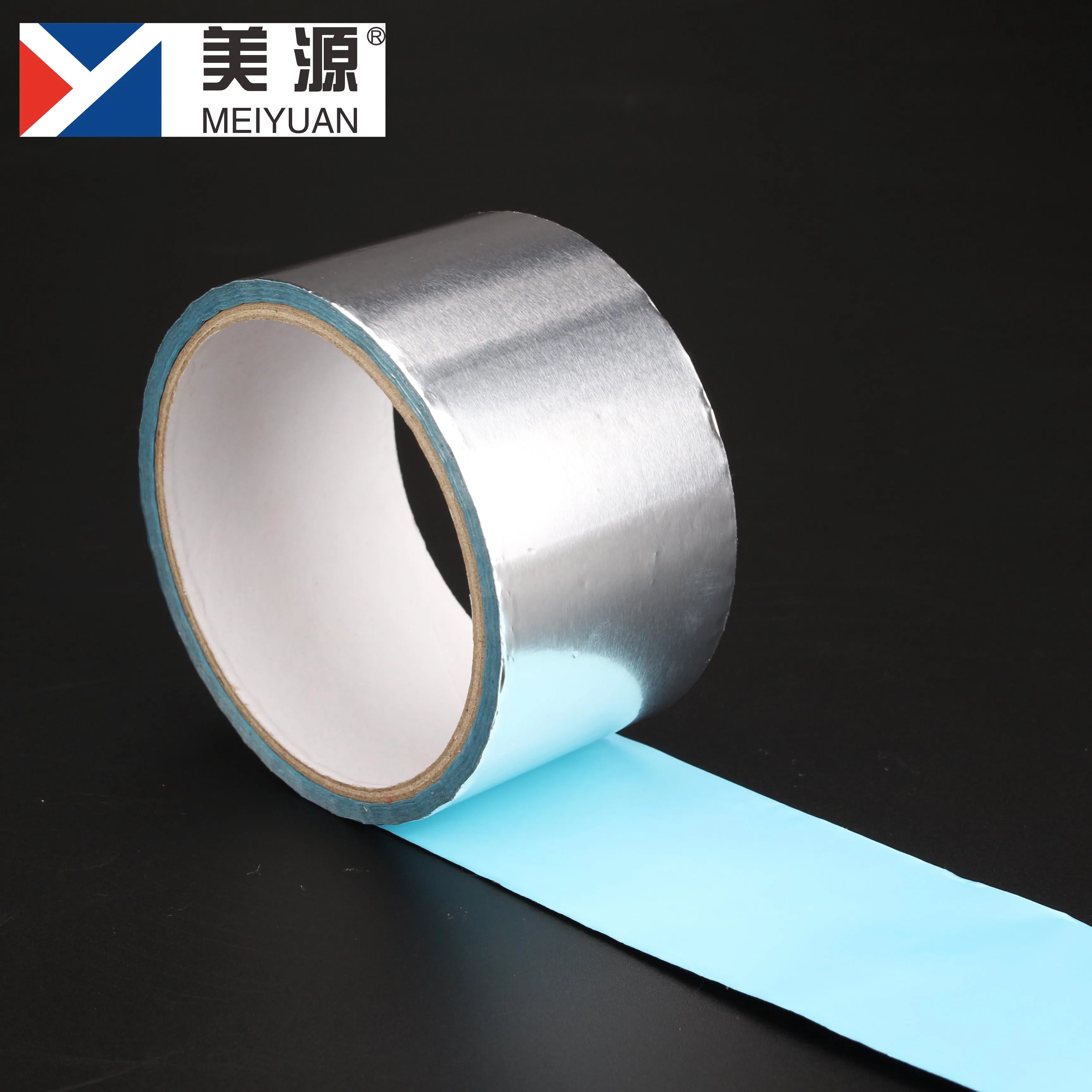 Meiyuan Waterproof Cold Weather Aluminum Foil Duct Tape with Blue PE Liner