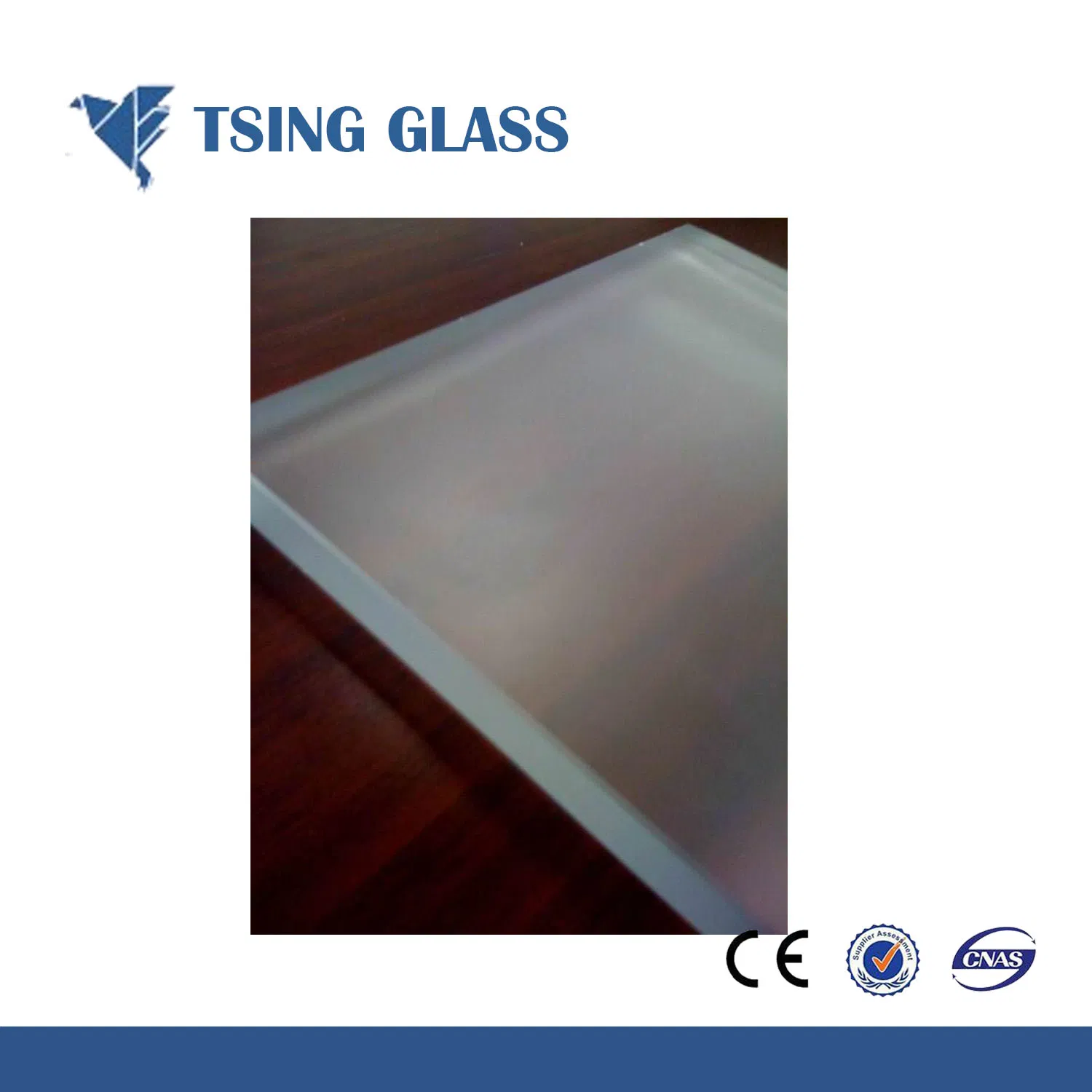 8/10/12mm Frosted Tempered Glass Acid Etched Tempered Glass for Balustrades, Handrails. Office