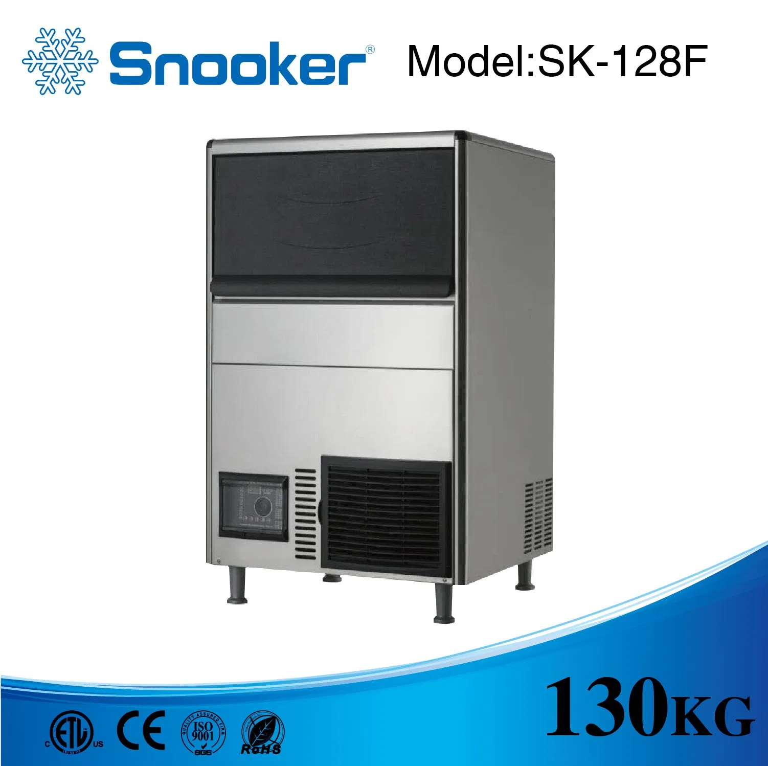 120kg/Day Small Home Portable Commercial Nugget Ice Maker Machine with GS/ ETL