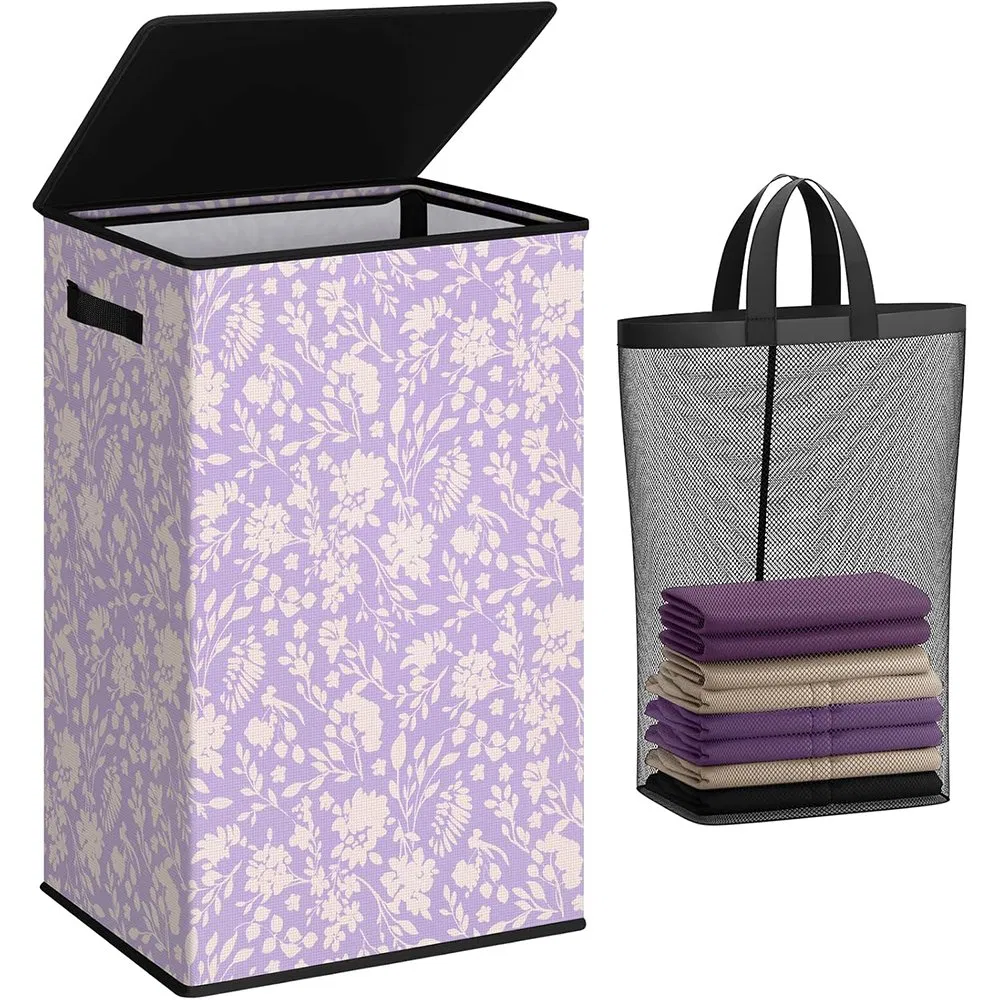 Durable Laundry Hamper for Bathroom with Clothes Basket