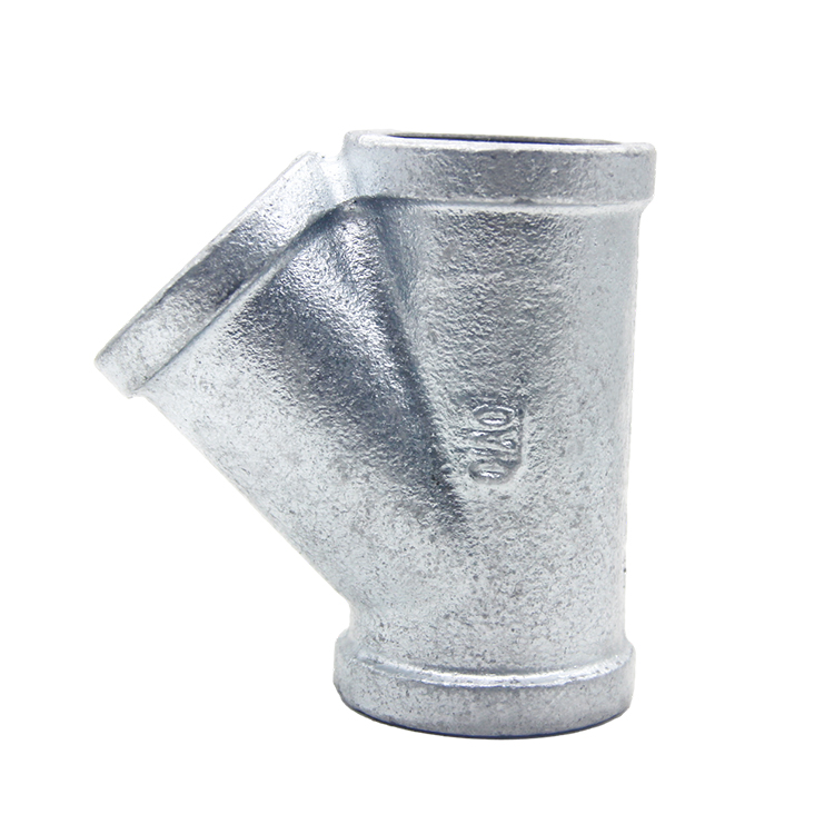Y Brach Tee Gi Pipe Fittings with BS Threads