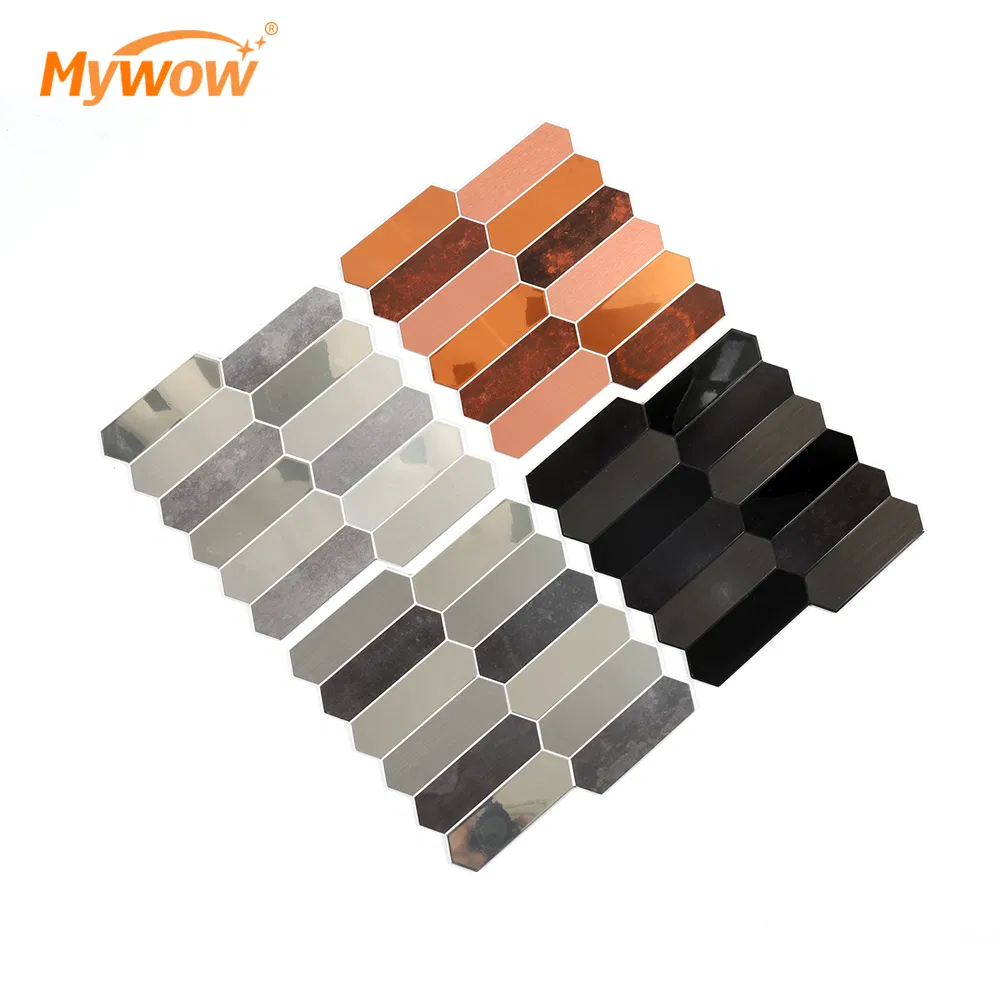 3D наклейка на стену самоклеящаяся, мозаичная плитка