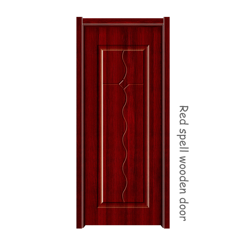 Red Wood Color Door Panel MDF HDF Door Skin 02