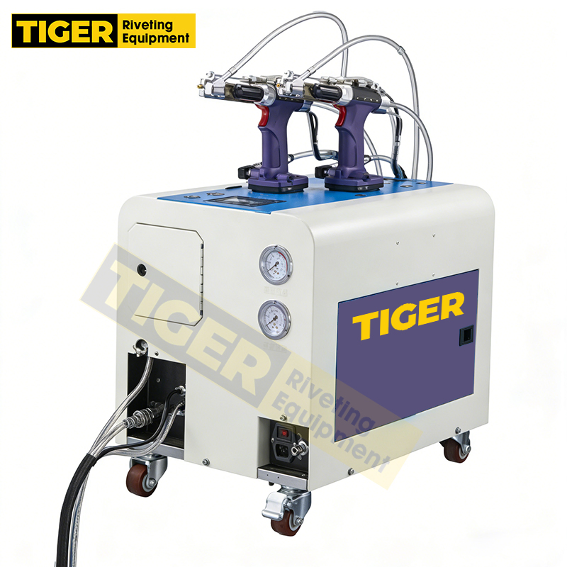 Riger Customization 2.4-6.4mm Rivets Pneumatic Automatic Feeding Blind Rivet Gun Tool Riveter