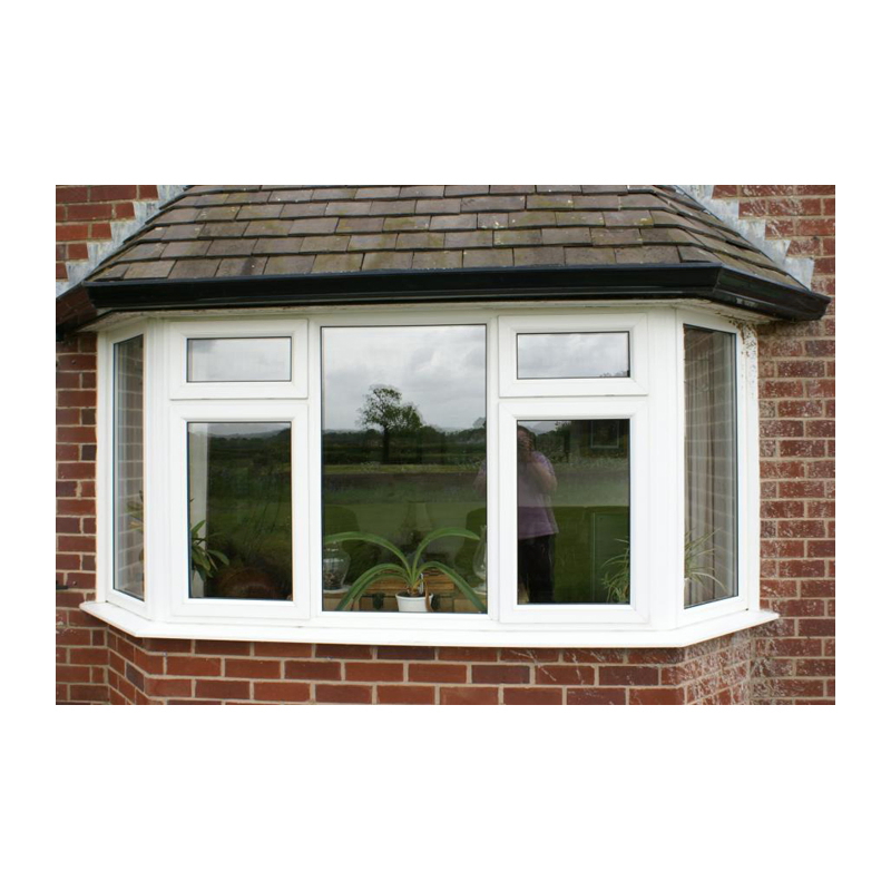 Kdsbuilding Double Pane PVC Window, China Plate Glass Window Prices Heat Insulation PVC Windows and Doors