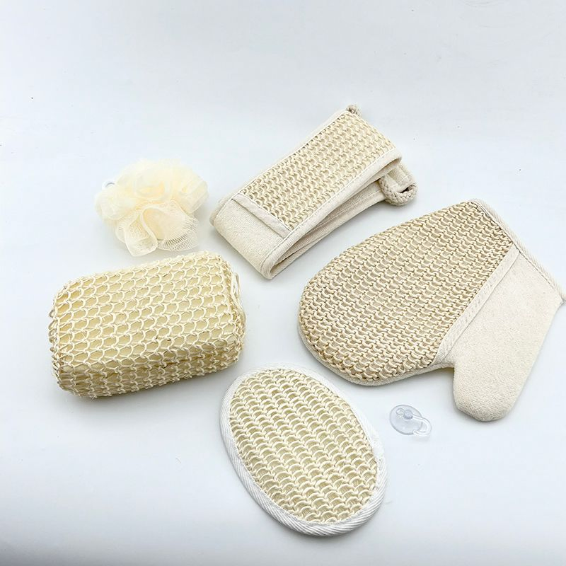 Shower SPA Bath Loofah Scrub Gloves Beauty Body Exfoliating Deep Scrubber for Removing Dead