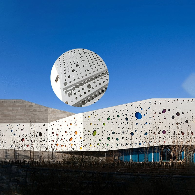 Customized Interior Exterior Aluminum Perforated Wall Cladding Decorative Metal Carved Panels Metal Screens & Room Dividers