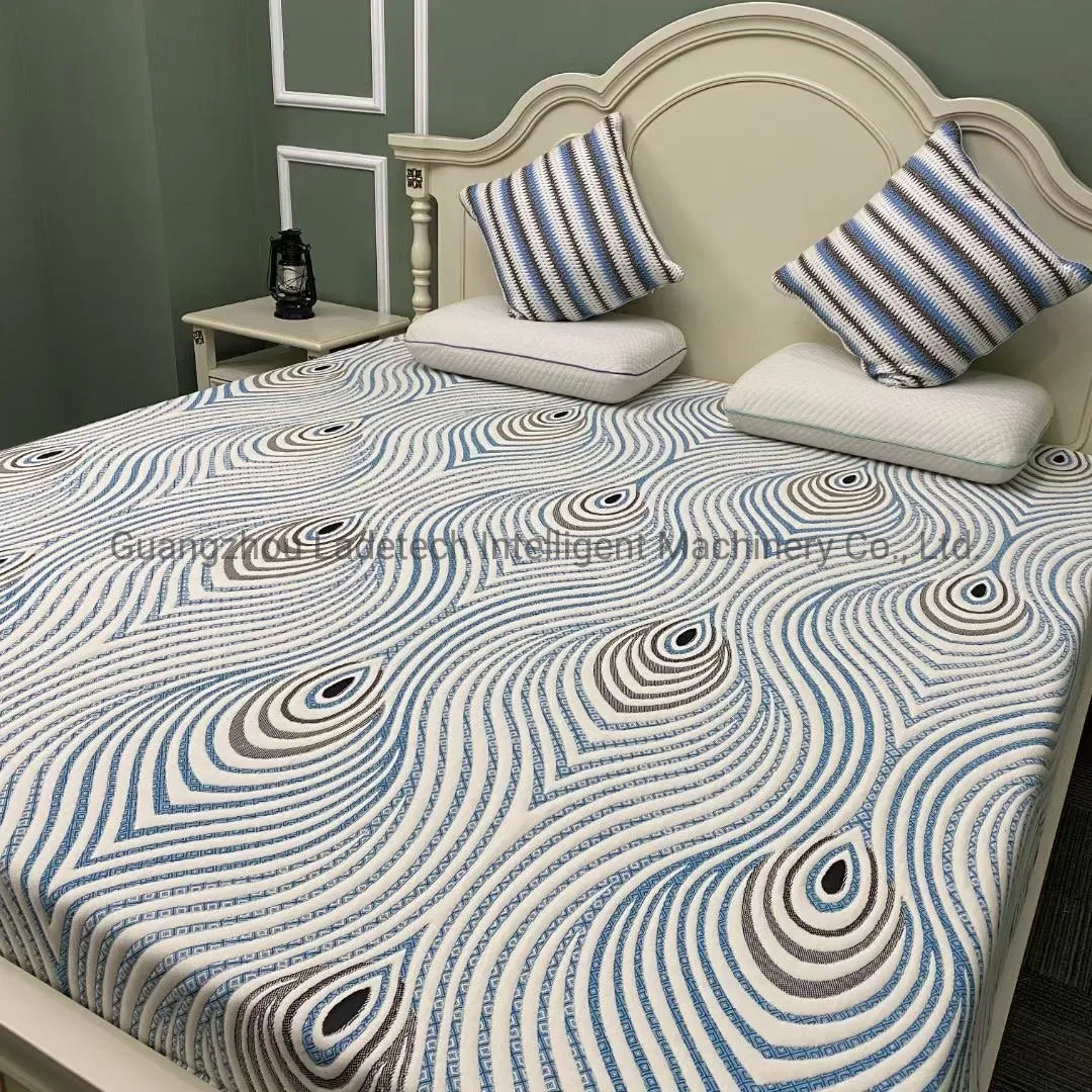LDT-ZJB 180-450GSM Mattress Bamboo Jacquard Knitted Fabric Mattress Fabric Whole Sale