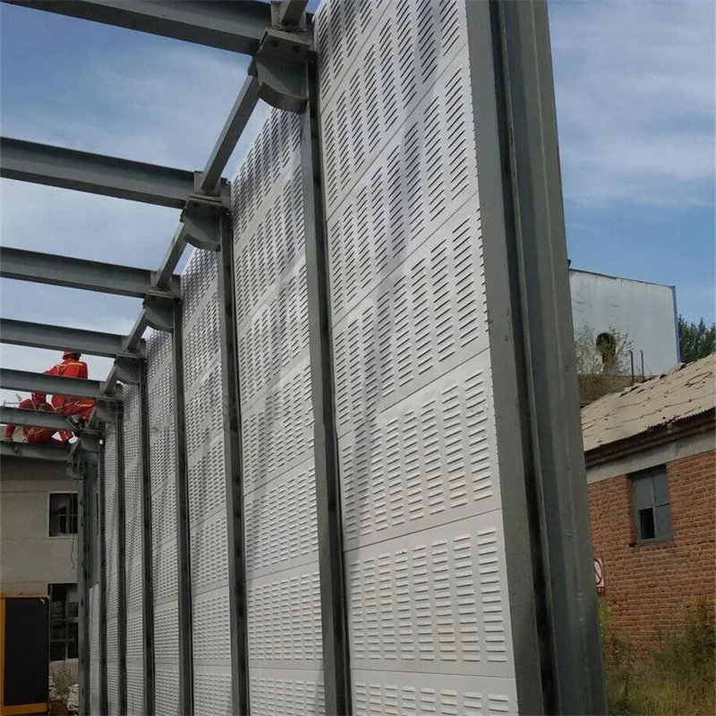 Industrial Acoustic Noise Barrier Panel for Railway / Road / Construction