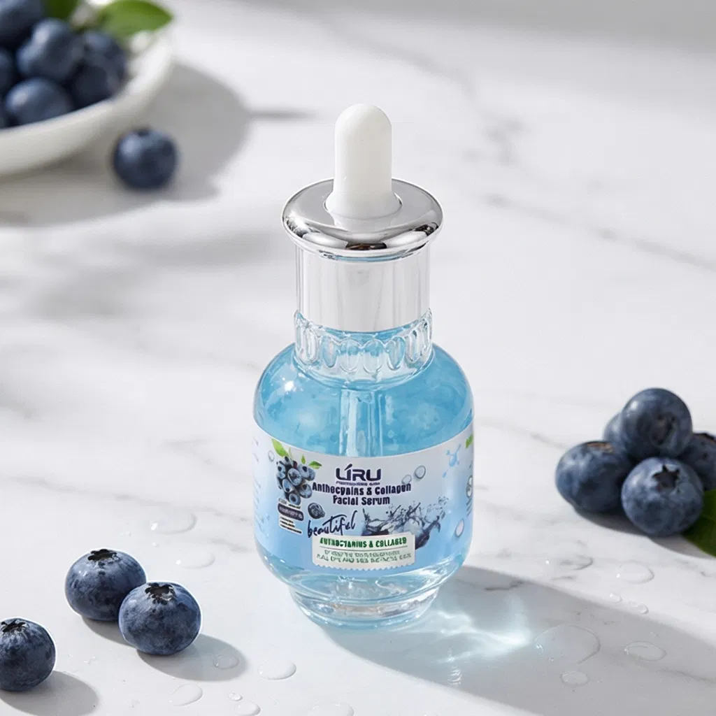 Liru Blueberry & Organic Collagen Hydration Serum Firming Face Skin Care Serum