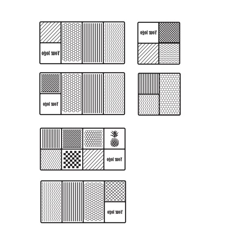 Brass Ice Plate Logo Mold DIY Ice Cubes for Cocktail Bar DIY