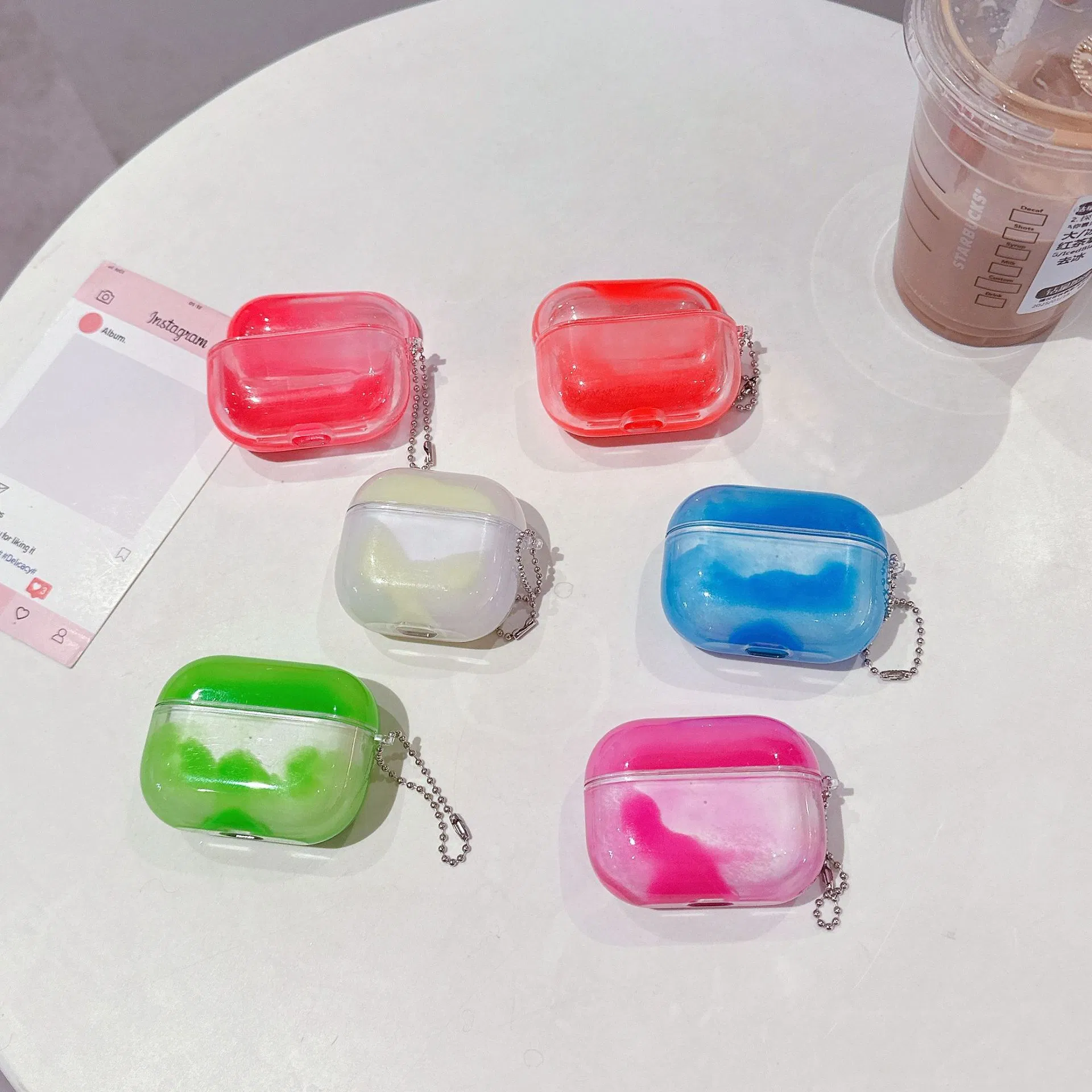 Чехол для AirPods 4 поколения, светящийся в темноте
