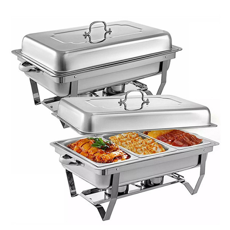 Commercial Invisible Lid Buffet Set for Wedding Events