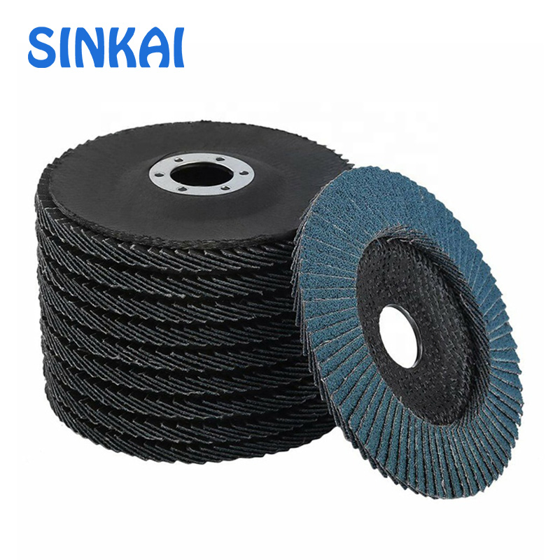4/4.5/5/6/7 Inch Abrasive Tool 125mm Ceramic Oxide Alumina Diamond Curved Flap Disc