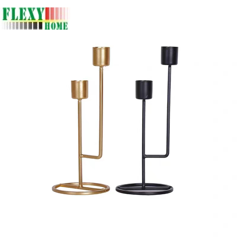 Candle Holder 2 Into 1 Style for Party Dining Decoration
