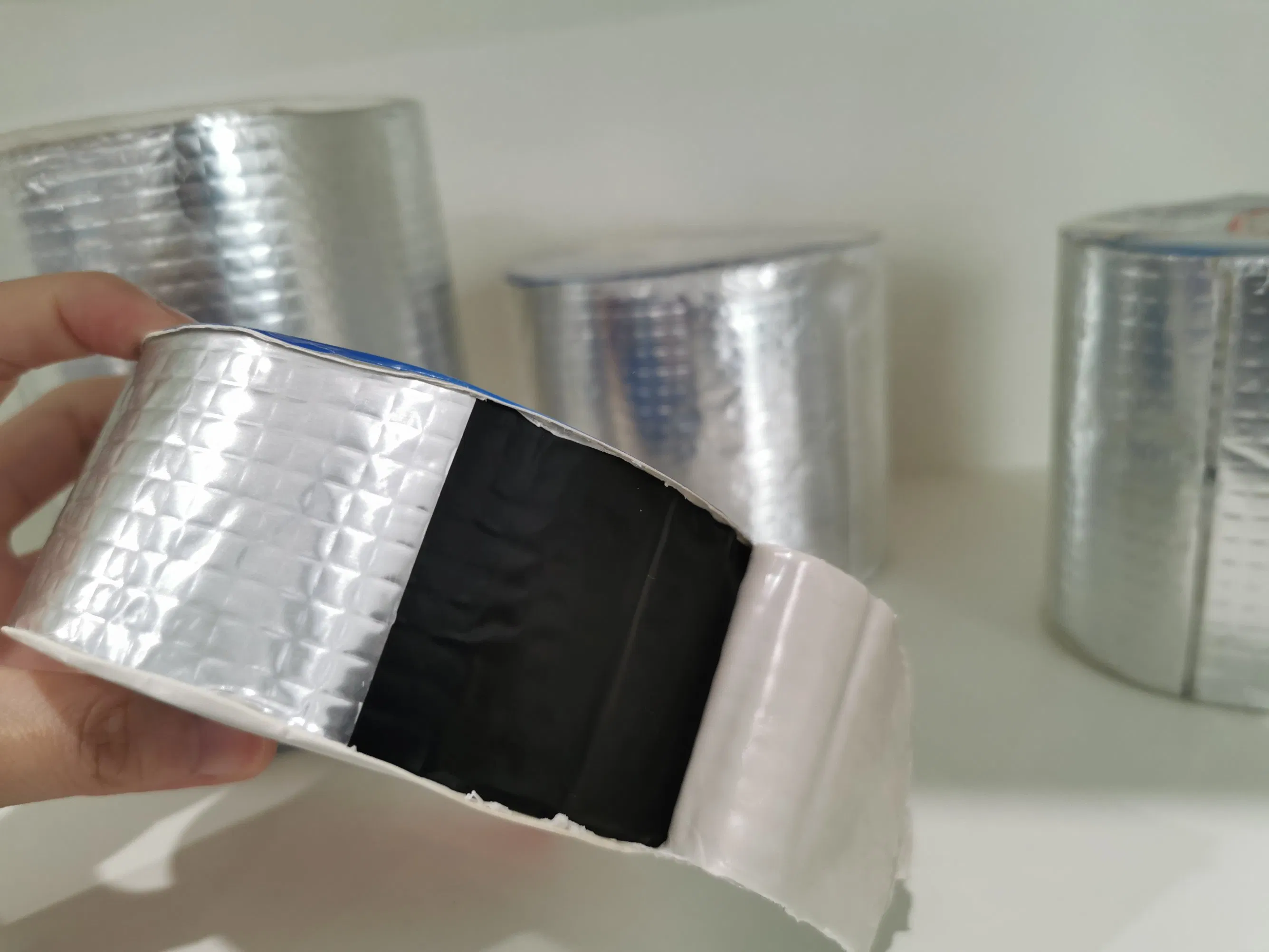 Roof Repair Sealant Tape Butyl Waterproof Butyl Sealing Aluminum Roll Butyl Rubber Tape