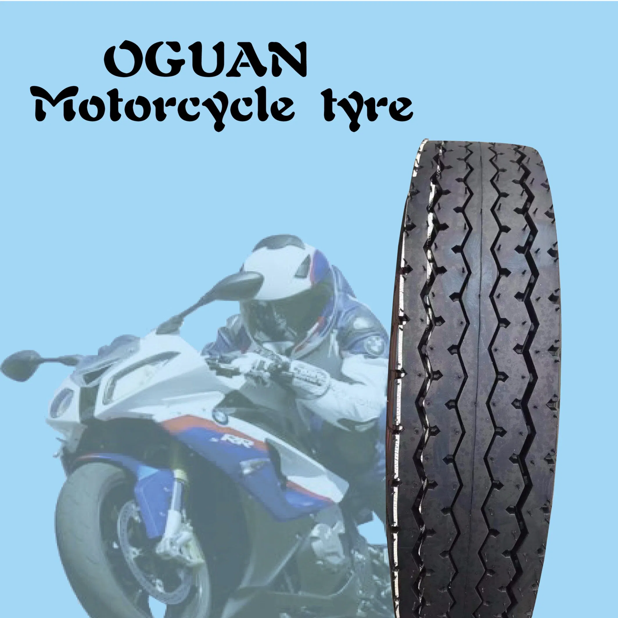 Шина мотоциклетная 400-8 низкого давления, 6PR, нейлон