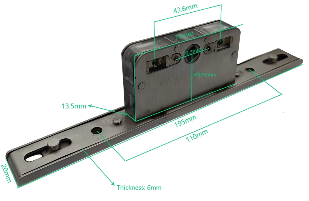 2530espagnolette Window Lock Transmission Box