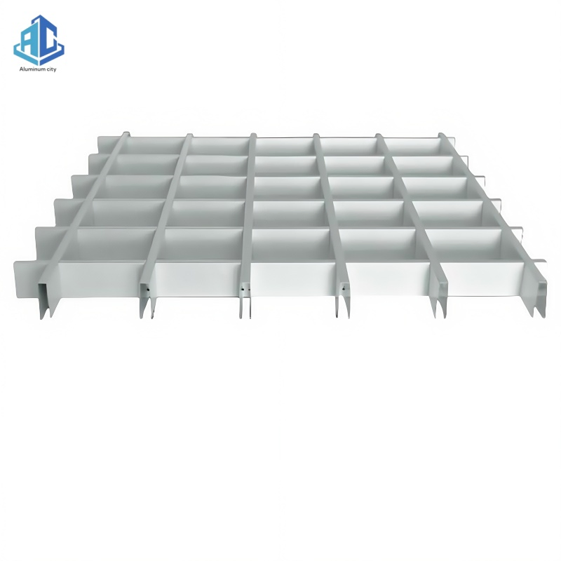 Luxury Design Matte Textured Colorfast Stain Resistant Aluminum Cell Ceiling
