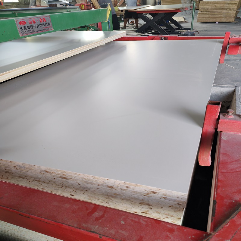 Contemporary White Melamine Paper Veneer Blockboard for Custom Cabinetry