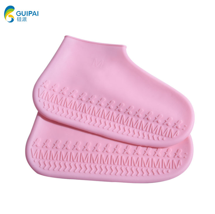 Reusable Silicone Rubber Rain Boot Covers Waterproof Silicone Shoe Covers