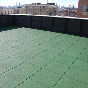 Резиновая плитка для детских площадок 50 мм