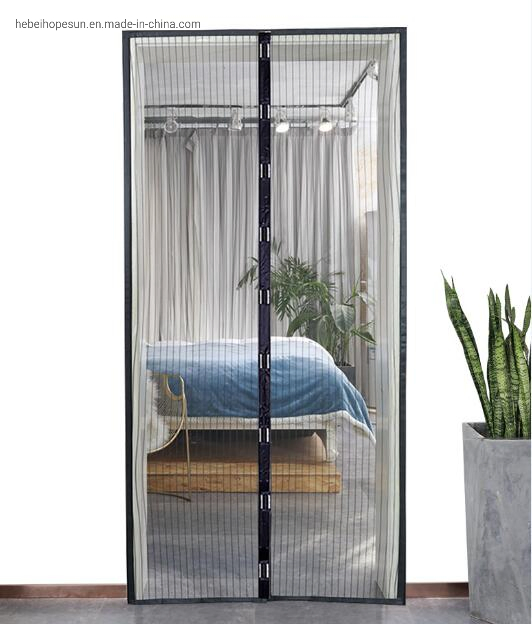 Magnetic Mosquito Net Polyester Door Curtain Magnetic Door Screen
