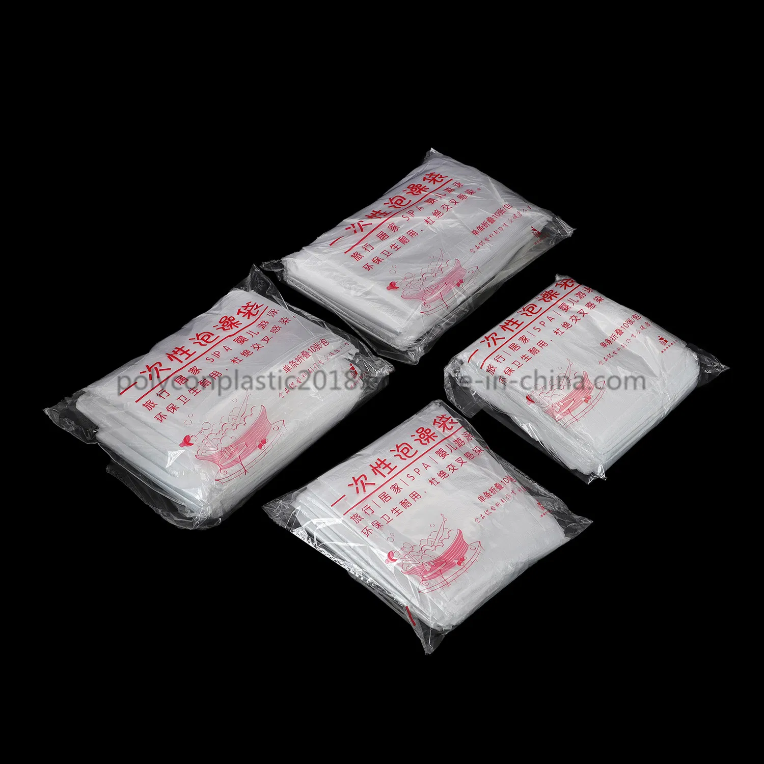 PE Hotel Bathtub Cover Bag