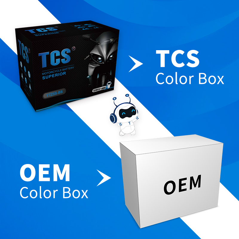 YT5L-BS Maintenance-Free AGM Motorcycle Battery