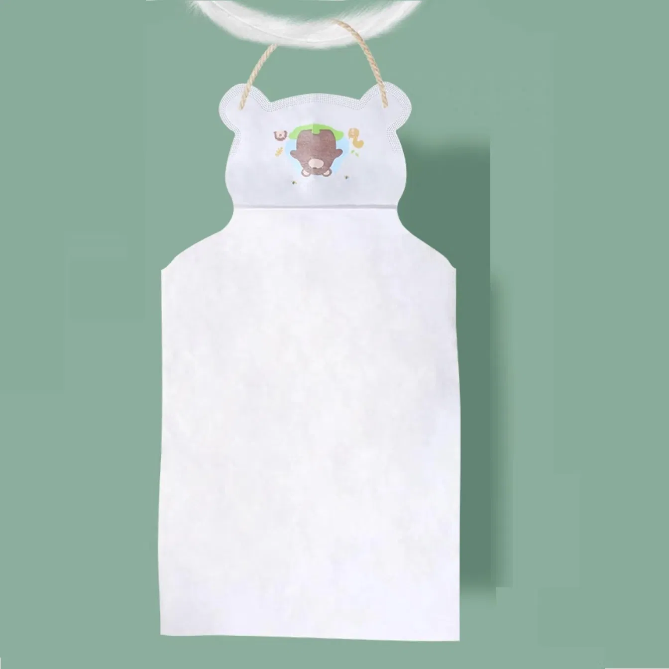 100% Cotton Child Towel Absorbent Sweat Back Pad for Kindergarten Boys Girls