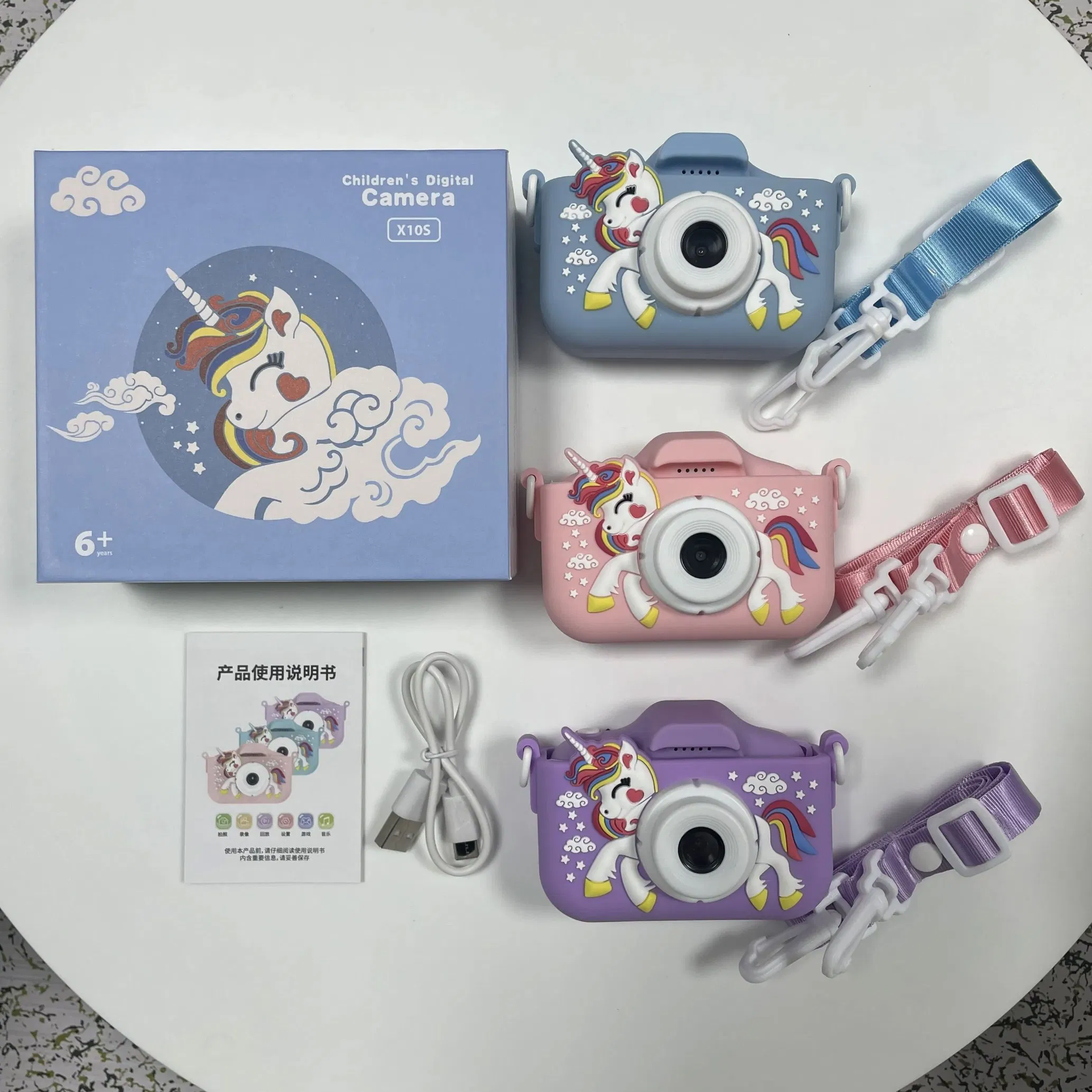 Christmas Birthday Gift for Boy Girls Kids Camera Toys for Children 3 to 6 HD Video Dual Lens Selfie Camera Great