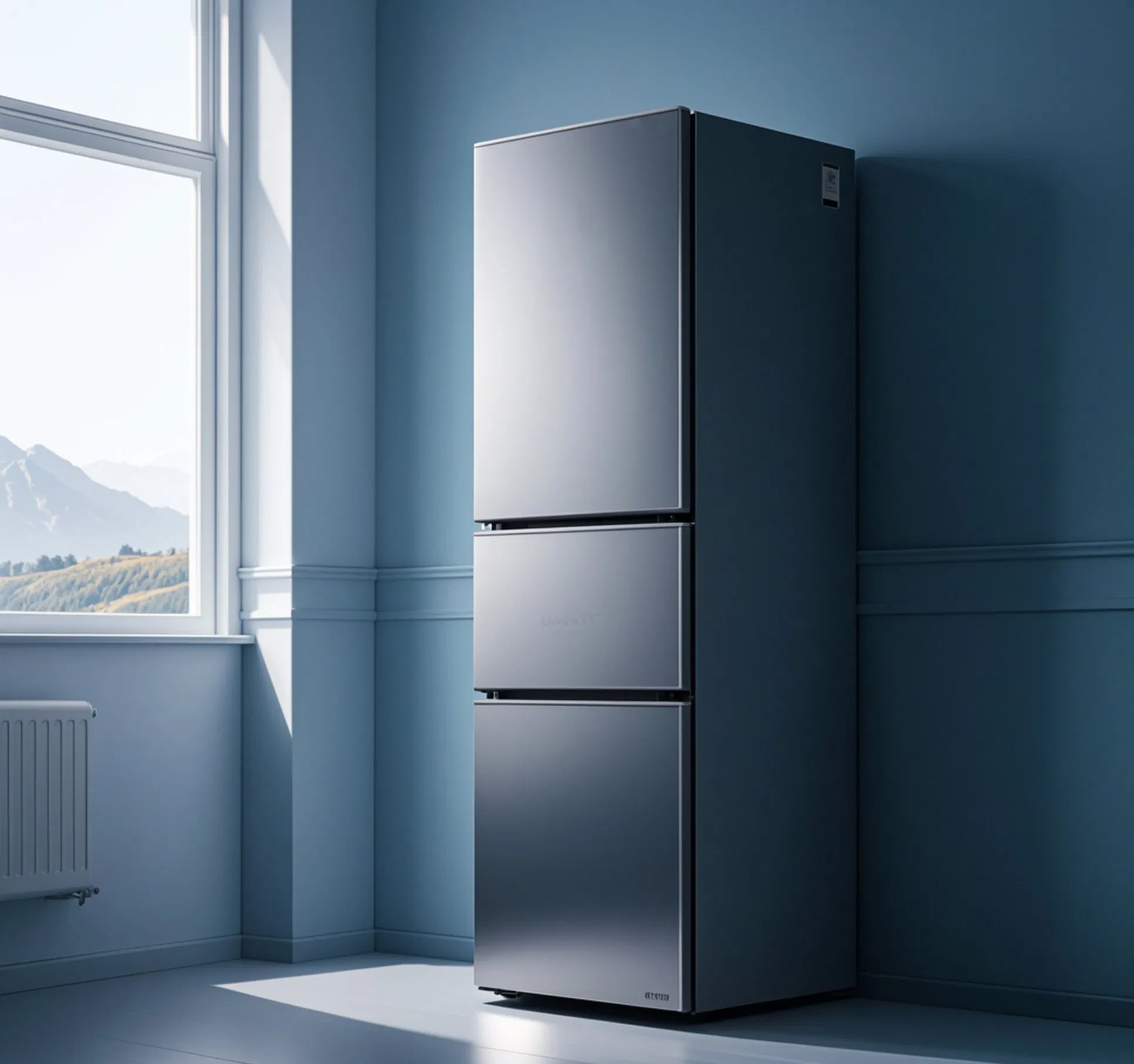 Bcd-108s China Best Triple Door Refrigerators with Electric Cold Drink Refrigeration