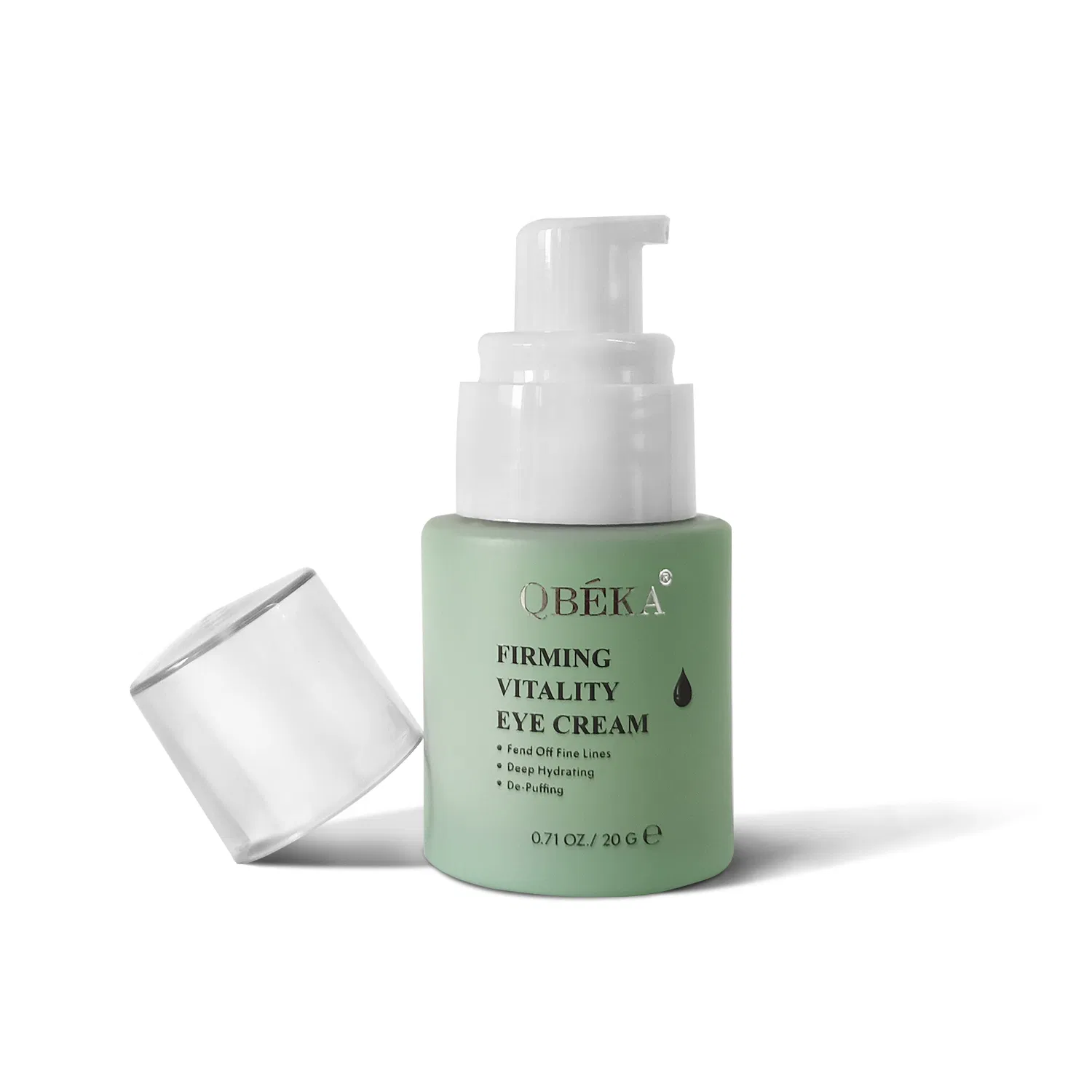 Qbeka Firming Vitality Eye Cream Moisturizing Wrinkle Reduction Antioxidant Glow Fast-Absorbing