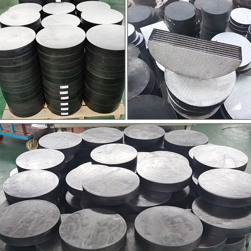 Rubber Seismic Isolation Pedestal Elastomeric Bearing Pad Bridge Rubber Support for Bridge for Highway Bridge