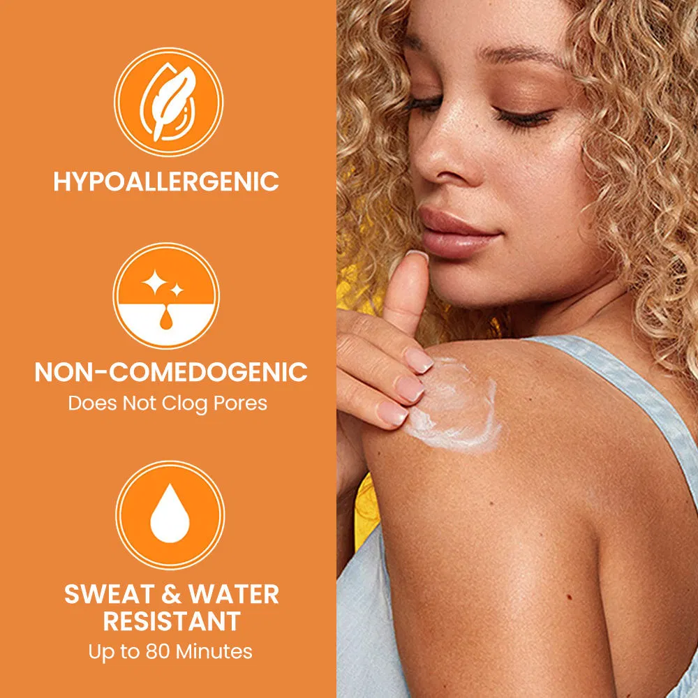 Lightweight 100ml Sunblock SPF 50+ Anti-Aging Brightening Sunscreen Oil